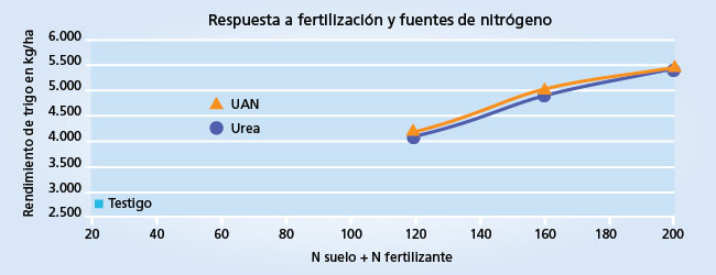 gráfico de rendimiento