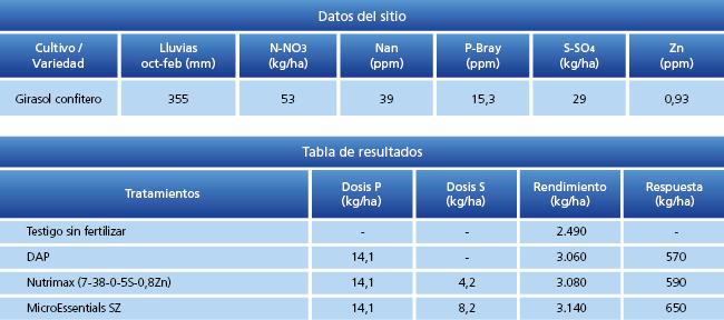 tabla de resultados