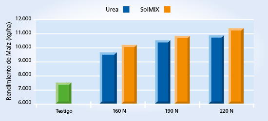 gráfico de rendimiento